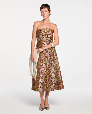 LAFORT - Vestido Sem Mangas Dolores Geométrico Artsy